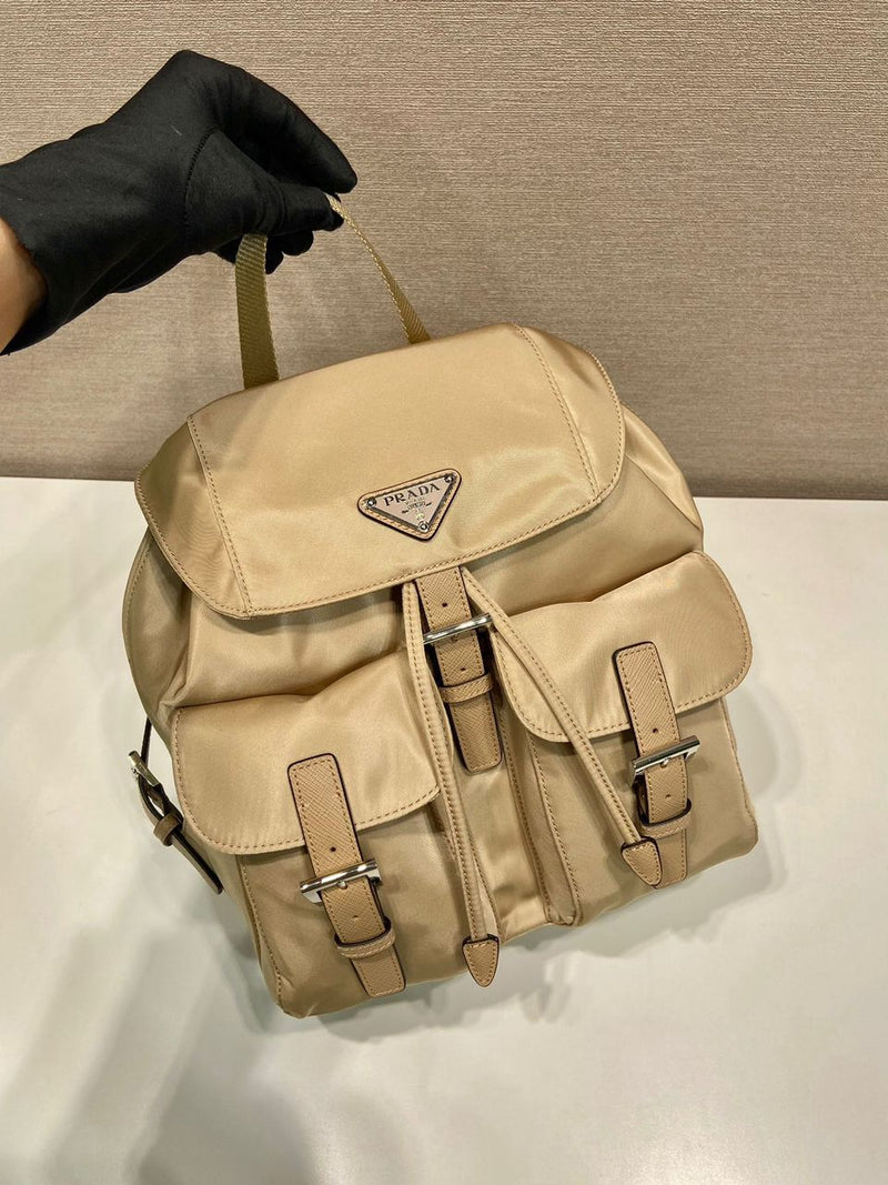 Mochila Prada Re-Nylon Desert Beige