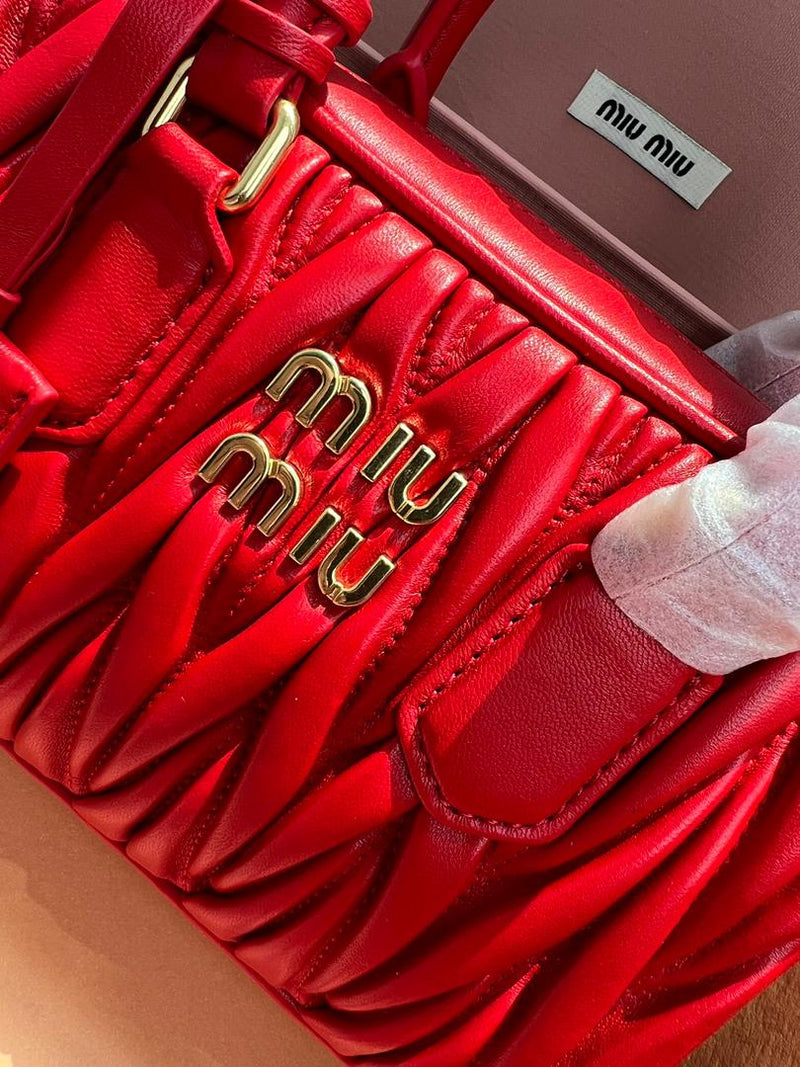 Bolsa Miu Miu Arcadie Mini Red