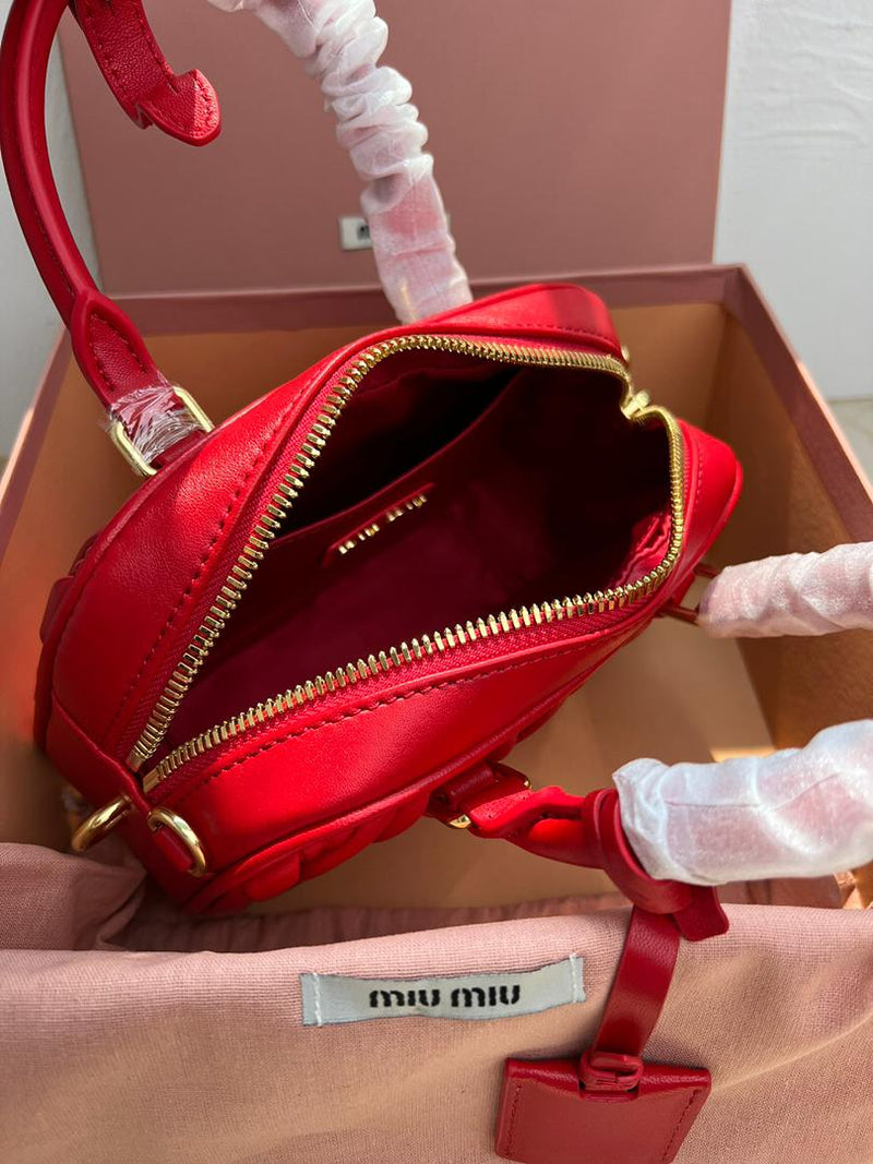 Bolsa Miu Miu Arcadie Mini Red