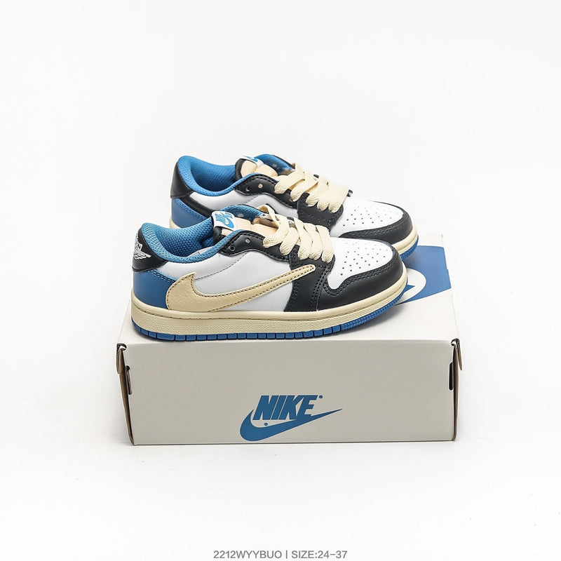 Jordan 1 Retro  x Travis Scott Blue Infantil