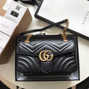 Gucci GG Marmont Small Matelasse Bag Black  (Pronta entrega)