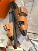 Hermes Chypre Sandal Naturel Black Smooth Calfskin Leather