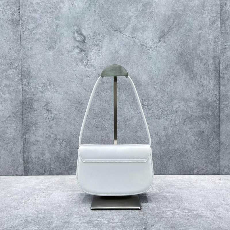 Diesel 1DR Shoulder Bag Nappa Leather White