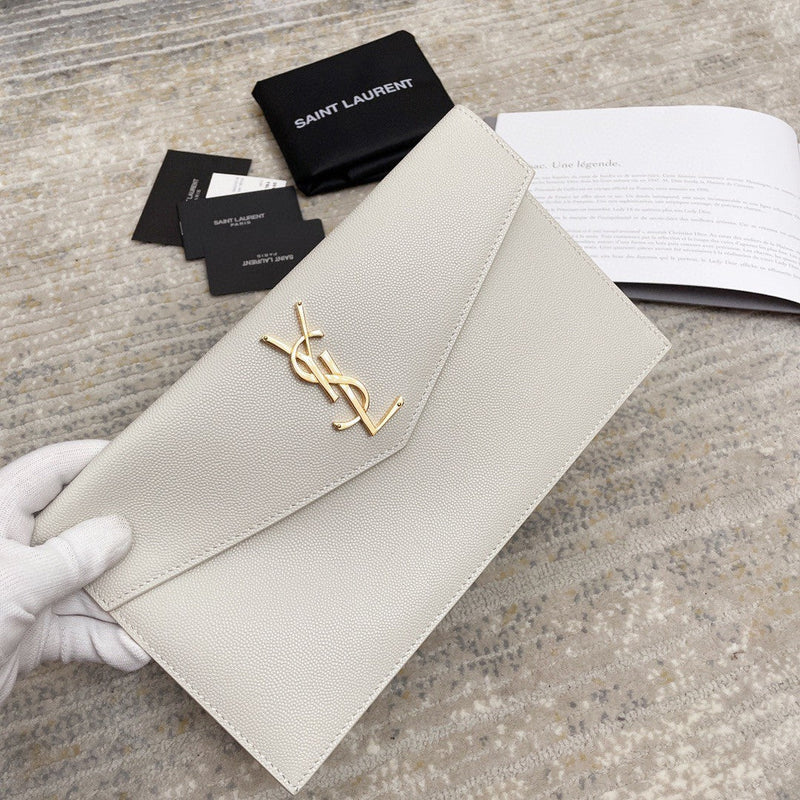 Saint Laurent Wallet White
