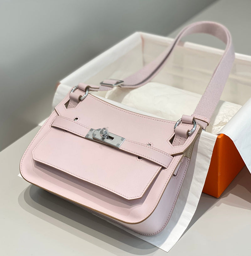Bolsa Hermès Jypsière Mini Evercolor Mauve