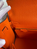 Bolsa Hermes Kelly Orange 25cm (Pronta Entrega)