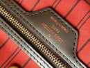 Lv Neverfull Inside Out MM  Brown and Red
